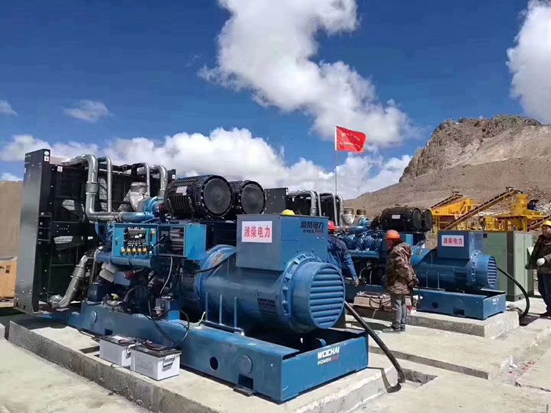 濰柴12M33發(fā)動機(jī)組配套我公司散熱器，在5300M海拔高原地區(qū)性能優(yōu)良